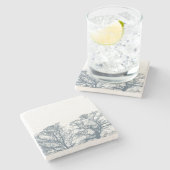 ブルーボトムツリーズトロピカルボホ ストーンコースター (横)