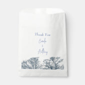 ブルーボトムツリートロピカルボホ結婚ズ フェイバーバッグ (正面)