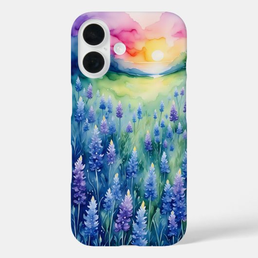 ブルーボネットの日の出 Case-Mate iPhoneケース (裏面)