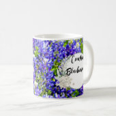 ブルーボネットの野花　中国製マグカップ コーヒーマグカップ (正面右)