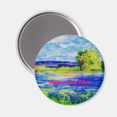 ブルーボネットロック マグネット (正面/裏面)