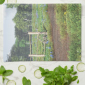 ブルーボネット分野 キッチンタオル (折り畳み)