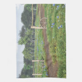 ブルーボネット分野 キッチンタオル (縦)