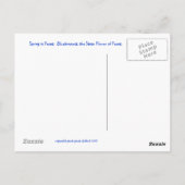 ブルーボネット分野 ポストカード (裏面)