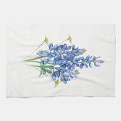 ブルーボネット キッチンタオル (横)