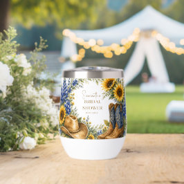 ブルーボネット テキサス ヒマワリ ボヘミアン ブライダルシャワー