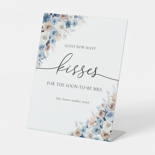 ブルーボホゲストハウマルチーズキスサイン 台座サイン (正面)