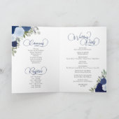 ブルーボホバラ&フォトエレガントな結婚式 プログラム (内部)