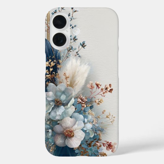 ブルーボホフラワー Case-Mate iPhoneケース (裏面)