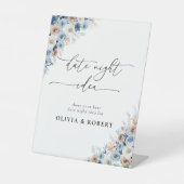 ブルーボホフローラデイトナイトアイディア標識 台座サイン (正面)