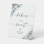 ブルーボホフローラベビーは甘いサイン 台座サイン (正面)