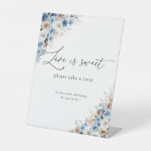 ブルーボホフローララブズスウィートサイン 台座サイン (正面)