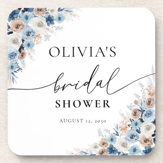 ブルーボホフローラ飲料用コースター コースター (正面)