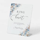 ブルーボホリングや輪狩り標識 台座サイン (正面)