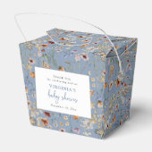 ブルーボホワイルドフラワーベビーシャワー フェイバーボックス (裏面サイド)