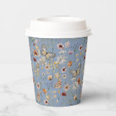 ブルーボホワイルドフラワー 紙コップ (裏面)