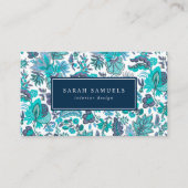ブルーボホヴィンテージフローラ 名刺 (正面)