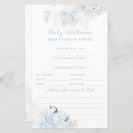 ブルーボホーカンプキンベビー予測ゲーム