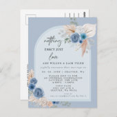 ブルーボホNothing Just ファンシー Love Announcement ポストカード (正面/裏面)