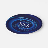 ブルーボルテックス70th誕生祝い紙プレート ペーパープレート (アングル)