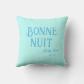 ブルーボンジュールボンヌイット装飾用クッション クッション (裏面)