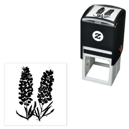 ブルーボンツフラワーズワイルドフラワーズルパンテキサス州 セルフインキングスタンプ (インサイチュ)