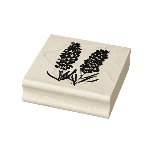 ブルーボンツフラワーズワイルドフラワーズルパンテキサス州 ラバースタンプ (スタンプ)