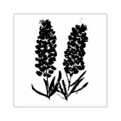 ブルーボンツフラワーズワイルドフラワーズルパンテキサス州 ラバースタンプ (インプリント)