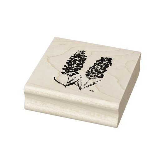 ブルーボンツフラワーズワイルドフラワーズルパンテキサス州 ラバースタンプ (スタンプ)