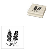 ブルーボンツフラワーズワイルドフラワーズルパンテキサス州 ラバースタンプ (押印)