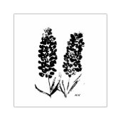 ブルーボンツフラワーズワイルドフラワーズルパンテキサス州 ラバースタンプ (インプリント)