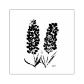 ブルーボンツフラワーズワイルドフラワーズルピネテキサス州ルブ ラバースタンプ (インプリント)