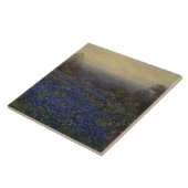 ブルーボンネットの花のフィールド(田園風景) タイル (側面)