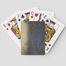 ブルーボンネットの花のフィールド（田園風景） トランプ