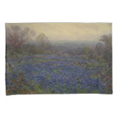ブルーボンネットの花のフィールド（田園風景） 枕カバー (正面右)