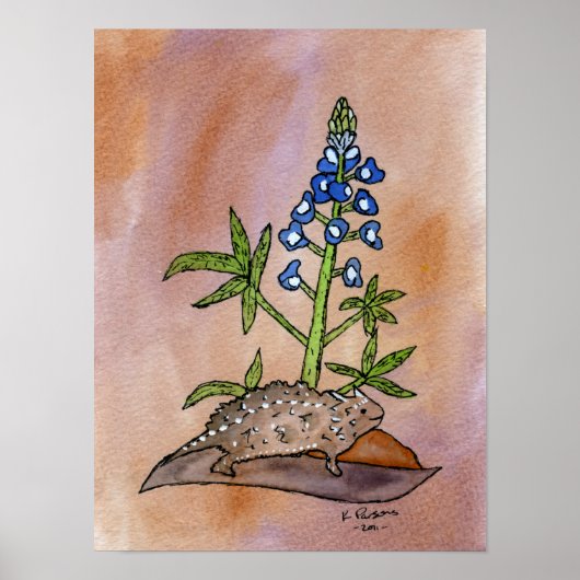 ブルーボンネットの角質な若者 ポスター (正面)