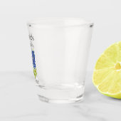 ブルーボンネットの野生の花 青い花 ブライダルシャワー ショットグラス (右)