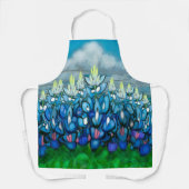 ブルーボンネットカントリーシーンエプロン エプロン (正面)