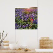 ブルーボンネットサンセットポスター ポスター (キッチン)