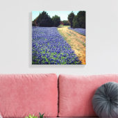 ブルーボンネットダートロードプリント キャンバスプリント (インサイチュ (リビング))