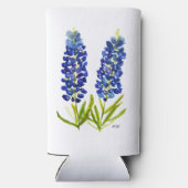 ブルーボンネットテキサス州テシャンフローラ自然結婚式 スリム缶クーラー (裏面)