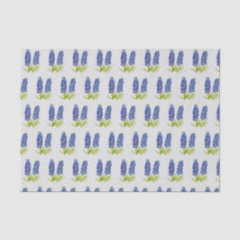 ブルーボンネットテキサス州フローラワイルドフラワーウォータカラー 薄葉紙