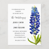 ブルーボンネットテキサス州ブルーウォーター色結婚フローラ (正面)