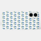 ブルーボンネットテキサス州ブルーフラワーズウォーター色 Case-Mate iPhoneケース (裏面 (横))