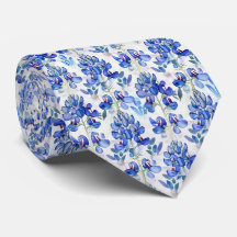 ブルーボンネットテキサス州ワイルドフラワーパターン