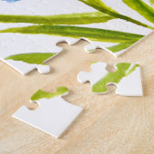 ブルーボンネットテキサス州州フラワーズルピネウォーター色 ジグソーパズル (側面)