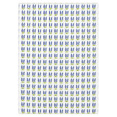 ブルーボンネットテキサス州州フローラルピネウォーター色 テーブルクロス (正面)