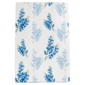 ブルーボンネットパターン大抱き枕 ミディアムペーパーバッグ (裏面)