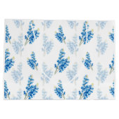 ブルーボンネットパターン ラージペーパーバッグ (裏面)