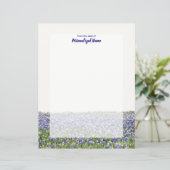 ブルーボンネットフィールド無線紙シート (スタンド正面)